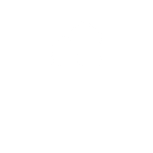 A black and white image of a house with the words "Cottonwood Apartments" written below it.
